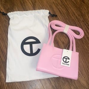 Telfar Small Bubblegum Pink Shopping bag
